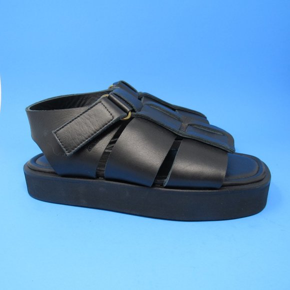 The Bali Tailor Shoes - The Bali Tailor Womens Shoes Black 37 Leather sandals fisherman shoes